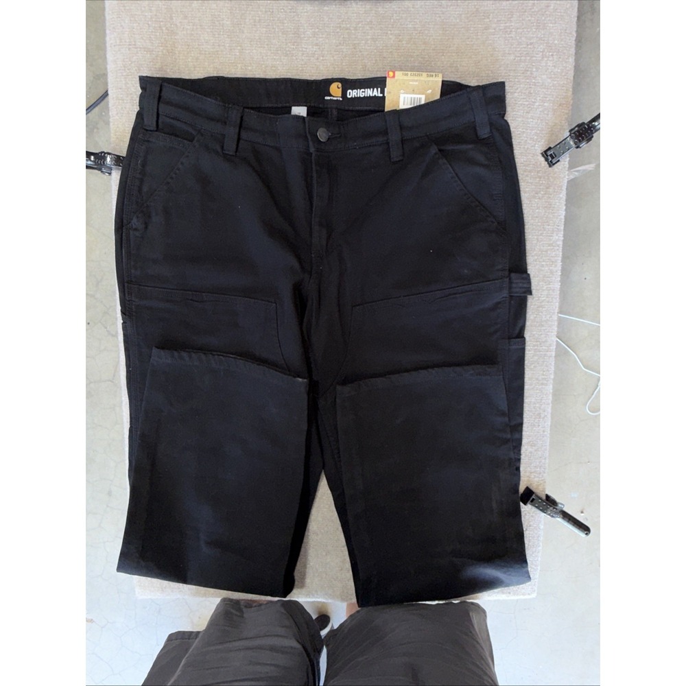 CARHARTT Women's Crawford Original Fit Double Front Work Pants 16 REG NWT-Black - Picture 8 of 11